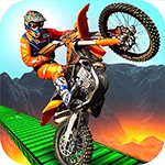 เกมส์ขับมอเตอร์ไซค์เหินฟ้า 3D Crazy Imposible Tricky BMM Bike Racing Stunt