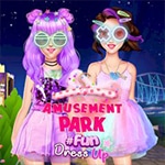 เกมส์แต่งตัวไปเที่ยวสวนสุขสันต์ Amusement Park #Fun Dress Up