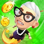 เกมส์คุณยายซ่ากระโดดเก็บเหรียญ Angry Gran Jump Up