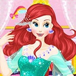 เกมส์ทำผมเจ้าสาวแอเรียล Ariel Wedding Hairstyle And Dress