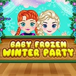 เกมส์เจ้าหญิงหิมะจัดงานปาร์ตี้ฤดูหนาว Baby Frozen Winter Party
