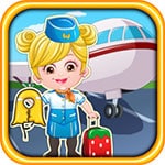 เกมส์แต่งตัวฮาเซลเป็นแอร์โฮสเตส Baby Hazel Air Hostess Dressup