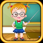 เกมส์แต่งตัวเด็กน้อยเป็นคุณครู Baby Hazel Teacher Dressup