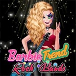 เกมส์แต่งตัวบาร์บี้สไตล์สาวร็อค Barbie Rock Bands Trend