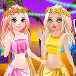 เกมส์สาวผมทองทำความชายหาด Bff Blonde Rivals