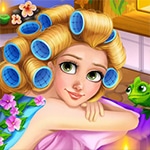 เกมส์ทำสปาเจ้าหญิงผมยาว Blonde Princess Spa Day