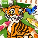 เกมส์ระบายสีสัตว์ป่า Color Me Jungle Animals