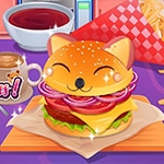 เกมส์ทำแฮมเบอร์เกอร์รูปสัตว์ Cute Burger Maker