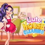 เกมส์สาวน้อยทำความสะอาดบ้าน Cute House Cleaning