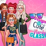 เกมส์ออกแบบแว่นเด็กเนิร์ด Design My Cute Nerdy Glasses