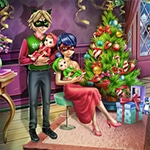 เกมส์เลดี้บั๊กเลี้ยงลูกวันคริสต์มาส Dotted Girl Family Christmas