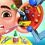 เกมส์คุณหมอทำความสะอาดรูหู Ear Treatment