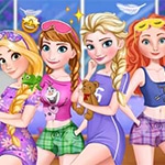 เกมส์ปาร์ตี้ชุดนอนของเจ้าหญิง Eliza Royal Pj Party