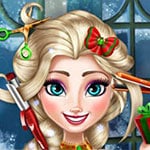 เกมส์ตัดผมเอลซ่าคริสต์มาส Elsa Christmas Real Haircuts