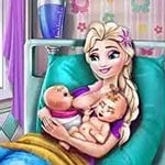 เกมส์เอลซ่าเลี้ยงลูกฝาแฝด Elsa Mommy Twins Birth