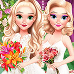 เกมส์แต่งตัวเอลซ่าแต่งงานและเพื่อนเจ้าสาว Elsa Wedding Photo Dress Up