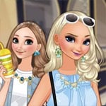 เกมส์เอลซ่ากับแอนนาไปช็อปปิ้ง Elsa and Anna Go Shopping