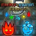 เกมส์น้ำกับไฟผจญภัย 5 Fireboy and Watergirl 5 Elements