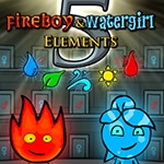 เกมส์น้ำกับไฟผจญภัย 5 Fireboy and Watergirl 5 Elements