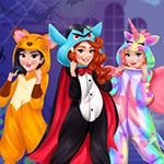 เกมส์แต่งตัวฮาโลวีนสไตล์คิกุรุมิ Halloween Kigurumi Party