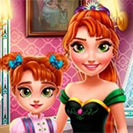 เกมส์แต่งหน้าแม่ลูกเจ้าหญิงน้ำแข็ง Ice Princess Mommy Real Makeover