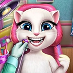 เกมส์รักษาฟันแมวคิตตี้ Kitty Real Dentist