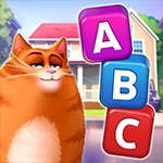 เกมส์เรียงคำศัพท์ภาษาอังกฤษ Kitty Scramble Stack Word