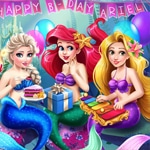 เกมส์จัดงานวันเกิดให้แอเรียล Mermaid Birthday Party