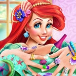 เกมส์ทำสปาเล็บให้เจ้าหญิงนางเงือก Mermaid Princess Nails Spa