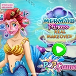 เกมส์แต่งหน้าเจ้าหญิงนางเงือกเหมือนจริง Mermaid Princess Real Makeover