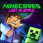 เกมส์มายคราฟผจญภัยอวกาศ Minecaves Lost in Space