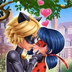 เกมส์เลดี้บั๊กแอบจูบกับแฟน Miraculous Hero Kiss