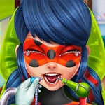 เกมส์รักษาฟันเลดี้บั๊กเหมือนจริง Miraculous Hero Real Dentist