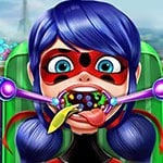 เกมส์รักษาปากเลดี้บั๊ก Miraculous Ladybug Throat Doctor