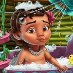 เกมส์อาบน้ำลูกเจ้าหญิงโมอาน่า Moana Baby Shower Care