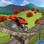 เกมส์ขับมอนสเตอร์ทรัคจับเวลา Monster Truck Stunt Madness