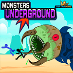 เกมส์หนอนยักษ์เลื้อยกินคน Monster Underground