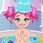 เกมส์อาบน้ำเลี้ยงเด็กน่ารัก Moody Ally Baby Bath