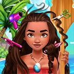 เกมส์ทำผมเจ้าหญิงโมอาน่าเหมือนจริง Polynesian Princess Real Haircuts