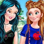 เกมส์แต่งตัวแอนนาสโนไวท์เพื่อนรัก Princess Best Friends Day