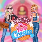เกมส์เสริมสวยเจ้าหญิงดิสนีย์กินไอศกรีม Princess We Love Ice Cream