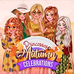 เกมส์แต่งตัวเจ้าหญิงฤดูใบไม้ร่วง Princesses Autumn Celebrations