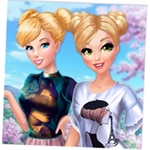 เกมส์แต่งตัวเจ้าหญิงดิสนีย์ถ่ายรูปเซลฟี่ Princesses BFFs Selfies