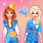 เกมส์เจ้าหญิงแต่งตัวชุดเดนิมสุดเท่ Princesses Cool #Denim