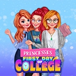 เกมส์แต่งตัวไปโรงเรียนวันแรก3คน Princesses First Day Of College