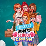 เกมส์แต่งตัวเจ้าหญิง6คนสุดน่ารัก Princesses Impress Your School Crush