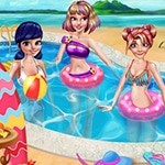 เกมส์เจ้าหญิงแต่งตัวไปเที่ยวฤดูร้อน Princesses Summer Vacation