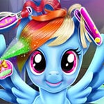 เกมส์ทำผมม้าโพนี่เหมือนจริง Rainbow Pony Real Haircuts