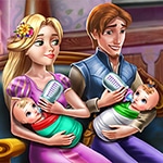เกมส์ราพันเซลเลี้ยงฝาแฝด Rapunzel Twins Family Day