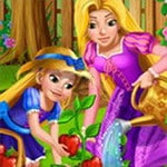 เกมส์แม่ลูกราพันเซลปลูกผัก Rapunzels Garden